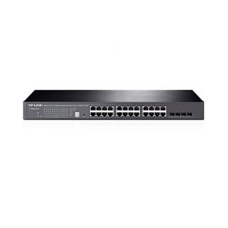 TP-Link JetStream 24-Port Gigabit Stackable Smart Switch with 4 10GE SFP+ SlotsT1700G-28TQ