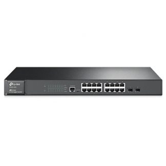 TP-Link JetStream T2600G-18TS (TL-SG3216) 16-Port Gigabit L2 Managed Switch with 2 SFP Slots