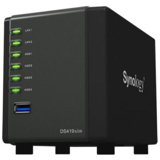 Synology 4 Bay 2.5" NAS DS419slim (Diskless) Enclosure