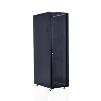 TUFFRACK DATA RACK CABINET ENCLOSURE W-600mm x D=800mm 42U Glass