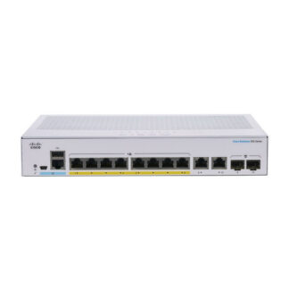 Cisco Business 350 Managed (CBS350-8P-E-2G-EU) 8 Gigabit PoE+ ports with 67W 2 SFP Ports