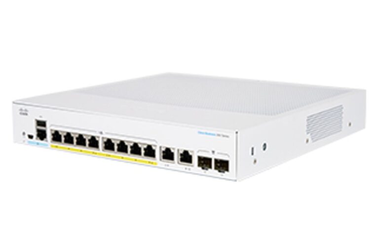 Cisco Business 350 Managed (CBS350-8P-E-2G-EU) 8 Gigabit PoE+ ports ...