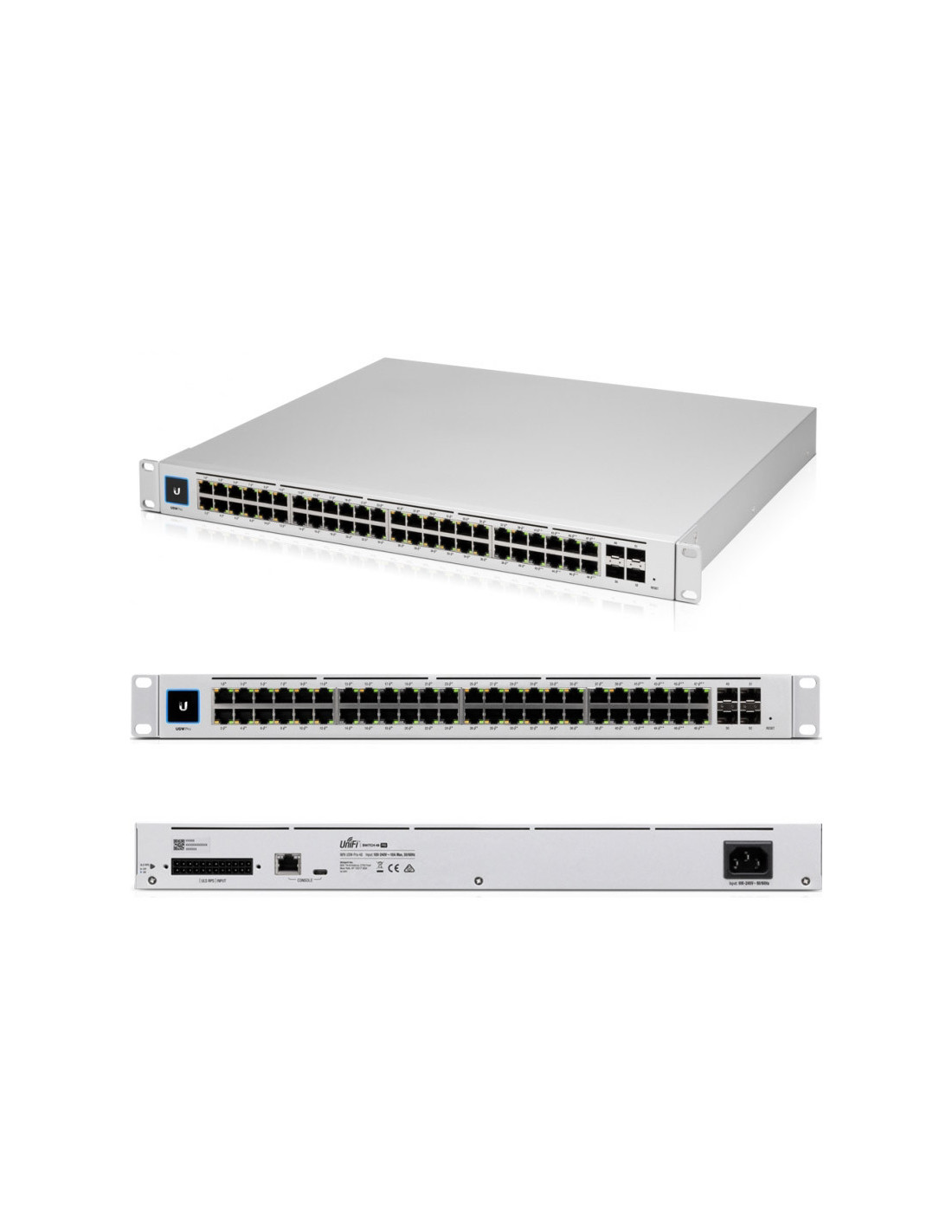 US-48 UniFi Switch 48 Gigabit, 2 SFP, 2 SFP+ by Ubiquiti Networks