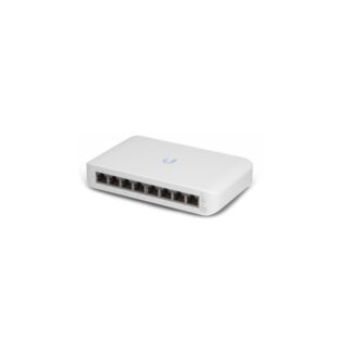 Ubiquiti USW-Lite-8-PoE Layer 2, PoE switch with (8) GbE RJ45 ports, including (4) PoE+ ports.