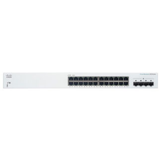Cisco CBS220-24P-4G-EU  CBS220 Smart 24-port GE, PoE, 4x1G SFP Switch