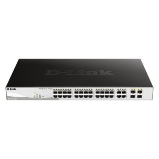 Dlink DGS-1210-28MP 28-Port Gigabit Smart Managed PoE Switch 370W