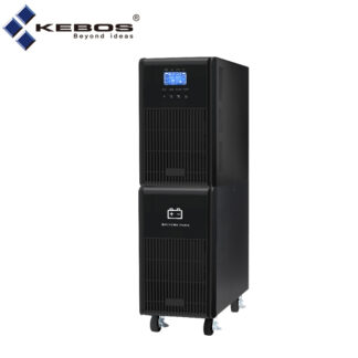 KEBOS KH11 Plus 10KVA 10KW Online Double Conversion Tower UPS LCD