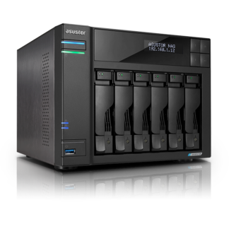 ASUSTOR NAS by ASUS, Lockerstor 6 AS6706T 6-Bay Network Attached Storage(NAS)