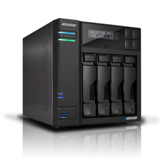 ASUSTOR NAS by ASUS, Lockerstor 4 Gen 2+ AS6704T V2 4-Bay Network Attached Storage(NAS)